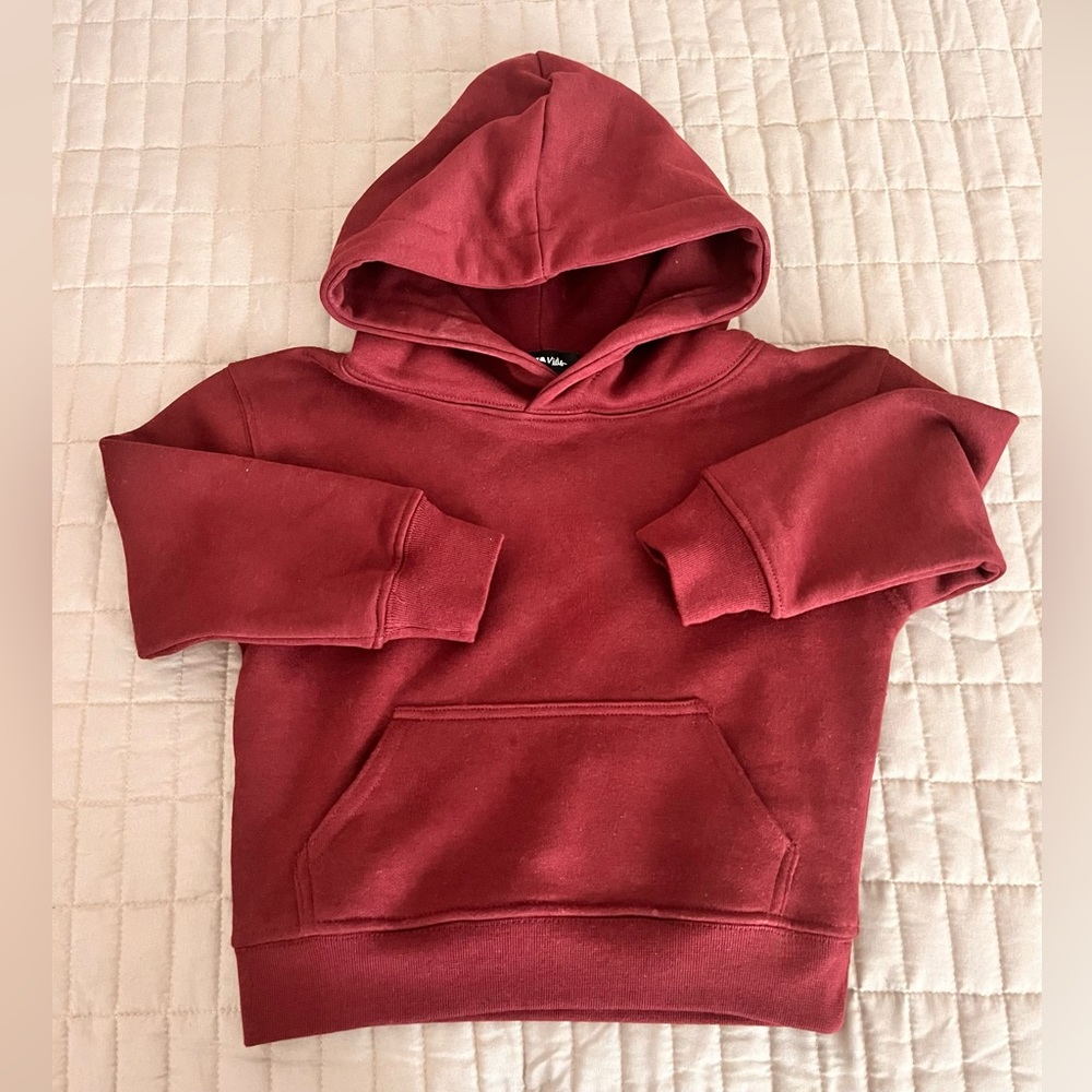 Burgundy Hoodie 3T